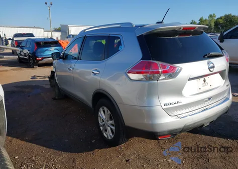 2015 Nissan Rogue Sv z USA, uszkodzony, nr VIN KNMAT2MV9FP507220